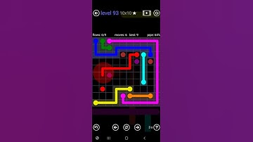 How To Solve Flow Free 10x10 Mania Level 93 Hard Board Walk Through Solution Walkthrough