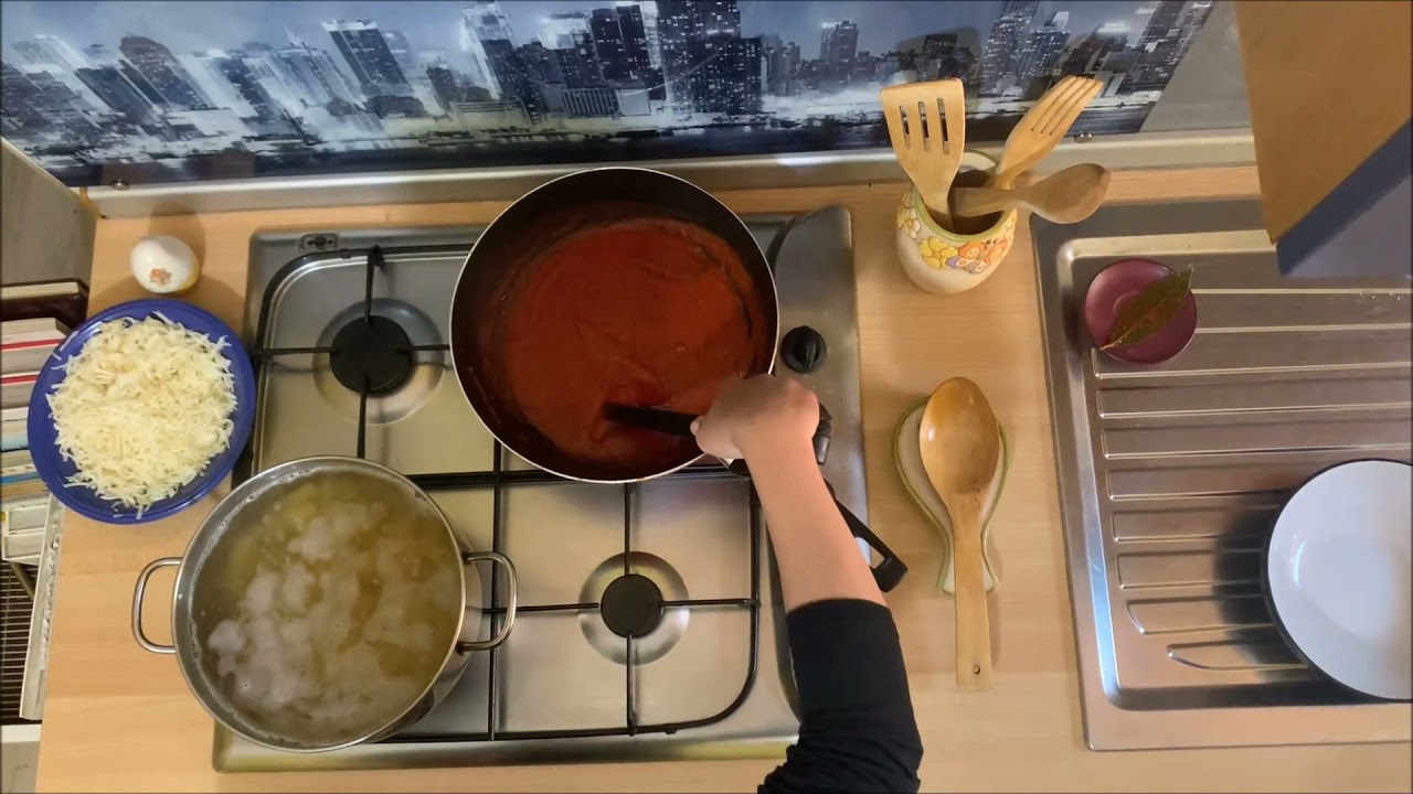 pasta filante con scamorza