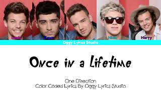 Download Lagu One Direction - Once in a Lifetime (Color Coded Lyrics 2024 HD) MP3