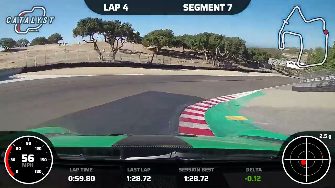 Porsche 992 GT3RS at Laguna Seca - 1:28.65 - Jaden Conwright
