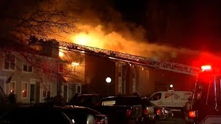 Firefighters battle 2-alarm fire in northeast Columbus
