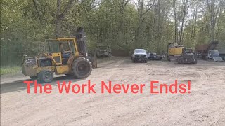 Doing More Maintenance To The Load Lifter Forklift