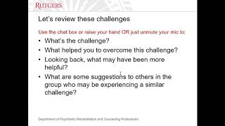 Rutgers Golden Thread training Progress Notes