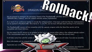 Rollback Is Coming to Dragon Ball FIghterz!..... BUT