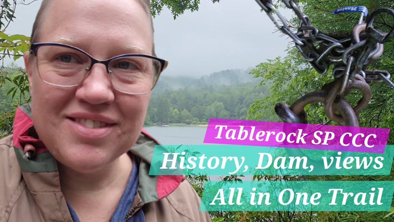 History, Dam, Views all in one trail! Tablerock State Park Lakeside Trail