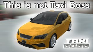 Playing Taxi Boss ripoff (Roblox Taxi Boss)