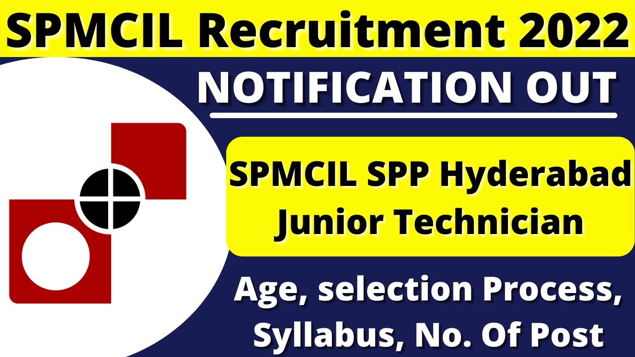 Security Printing Press Junior Technician Recruitment 2022|SPMCIL ITI Junior Technician Bharti 2022