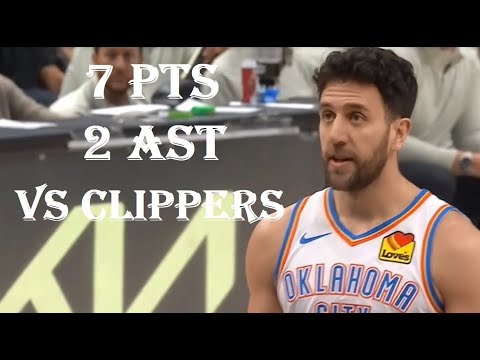 Vasilije Micic 7 Pts 2 Ast OC Thunder vs LA Clippers HIGHLIGHTS