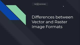 Vector vs Raster Image Formats