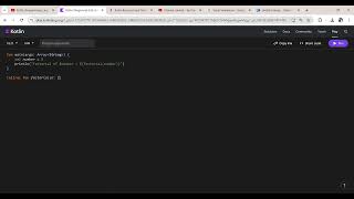 Kotlin (Programming Language) Project 40: 'Factorial Use Tail Recursion' Created by Trishanth Kumar