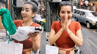 Happy For Donations Hardworking Banana Pancake Roti Lady Is Back - Unmasked - Thailand Street Food