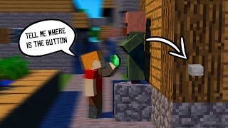 Finding Buttons in Villages | Minecraft Bedrock Edition | Funny Gameplay | CROSSER screenshot 4
