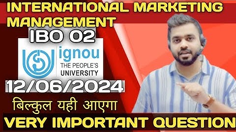 IBO-02| SUGGESTIONS FOR TEE JUNE 2024| IMPORTANT QUESTIONS WITH ANSWERS| @Ignoupathways_1196