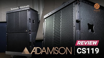 รีวิว CS119 จาก Adamson ลำโพง Active Subwoofer ใน CS-Series