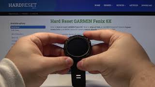How to Soft Reset GARMIN Fenix 6X – Force Restart screenshot 5