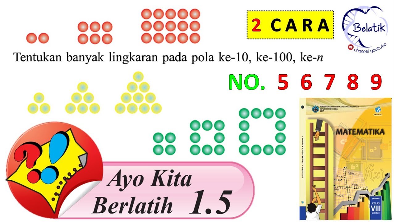 Ayo Kita Berlatih 15 Nomor 5 6 7 8 9 Kelas 8 Smp Mts Pola