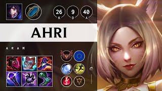 Ahri ARAM: Quadra Kill, Dominating - EUW Grandmaster Patch 25.S1.1