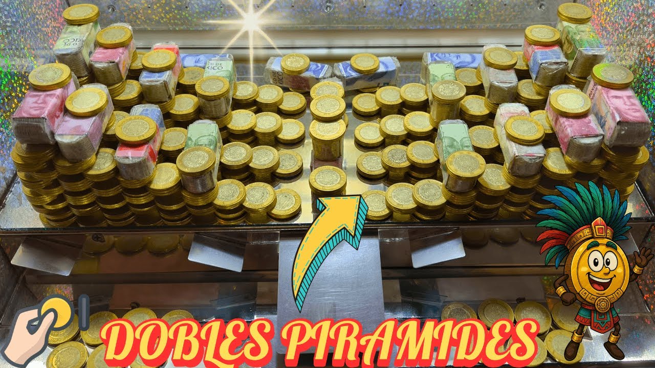 INCREIBLE SALVADA DE BILLETES en las pirámides de monedas😱💰 10/03