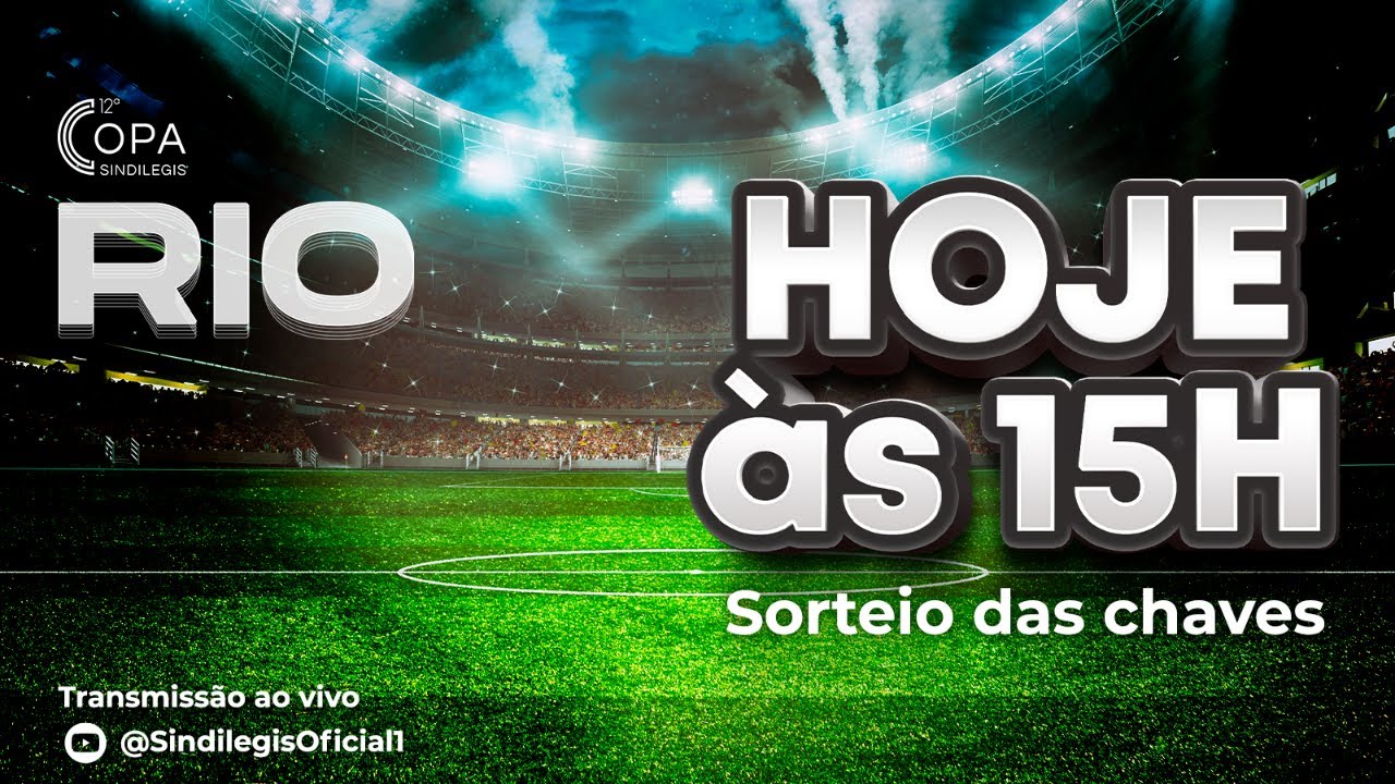 12ª Copa Sindilegis - Sorteio das chaves