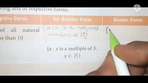 Std 9th Maths TN(SAMACHEER)Chapter1 Set Language  - Introduction & Examples