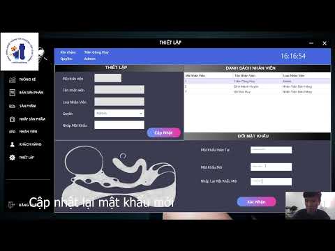 Video Phần mềm quản lý cửa hàng bán giày Sneaker MyShoes - youtube