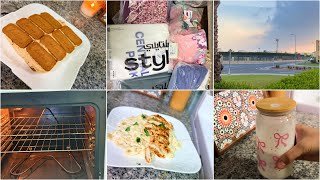 5 AM slow Morning Routine in Qatar | silent vlog |Biscoff desert, quick Alfredo pasta & Winter Drink screenshot 2