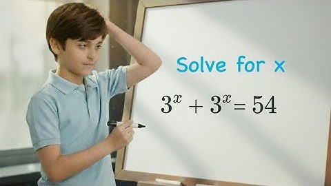 Find the value of x ? 🤔 Exponential Problem 