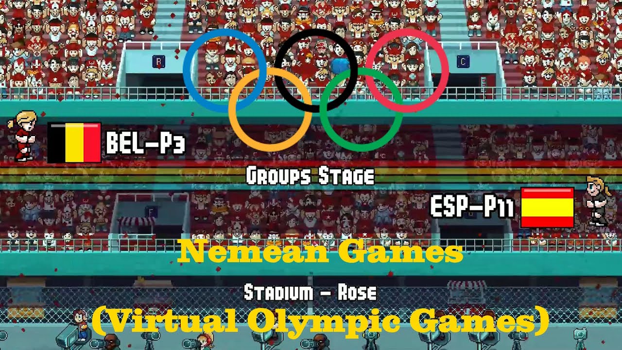 Belgium vs Spain Pixel Cup Soccer Women's Group C Nemean Games