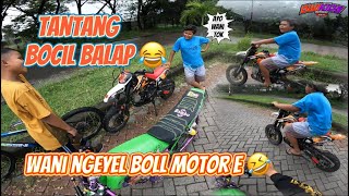 DI TANTANG BOCIL BALAP FULL NGAKAK ‼️