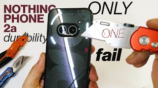 Nothing Phone 2a Durability Test - Supreme Plastic! one weakness!