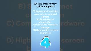 Data Privacy Risks in AI Agents Quiz! 🤔 AI Test #Shorts