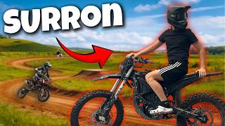 I Took My Surron Ultra Bee To a Pit Bike Race