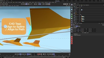 Alight to Spline / Align to Path - Cinema 4D Tags