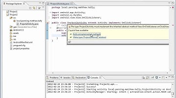 Android: Project 2(v3) - Linking the XML Widgets to the Source Code
