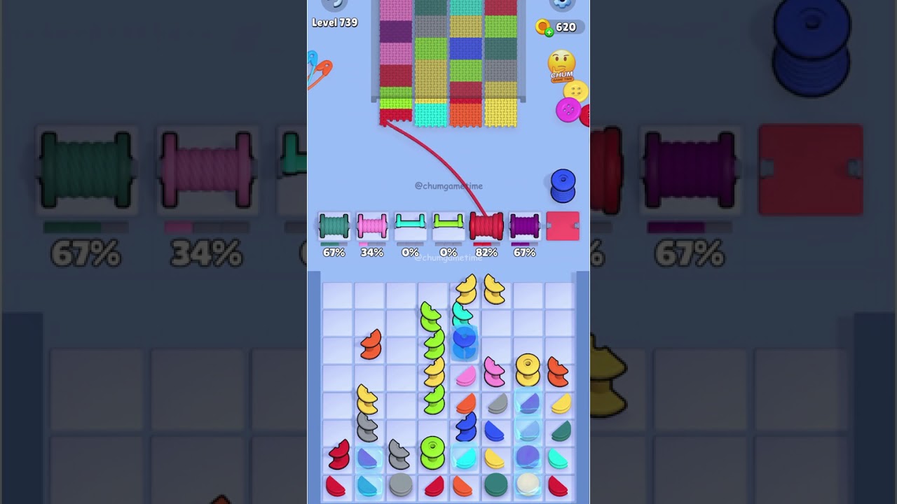 Knit Out - All Levels Solution - Level 739