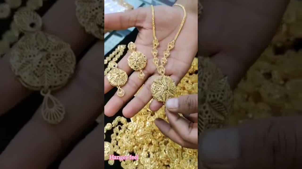 Trending gold kitty set design / gold chain set designs YouTube