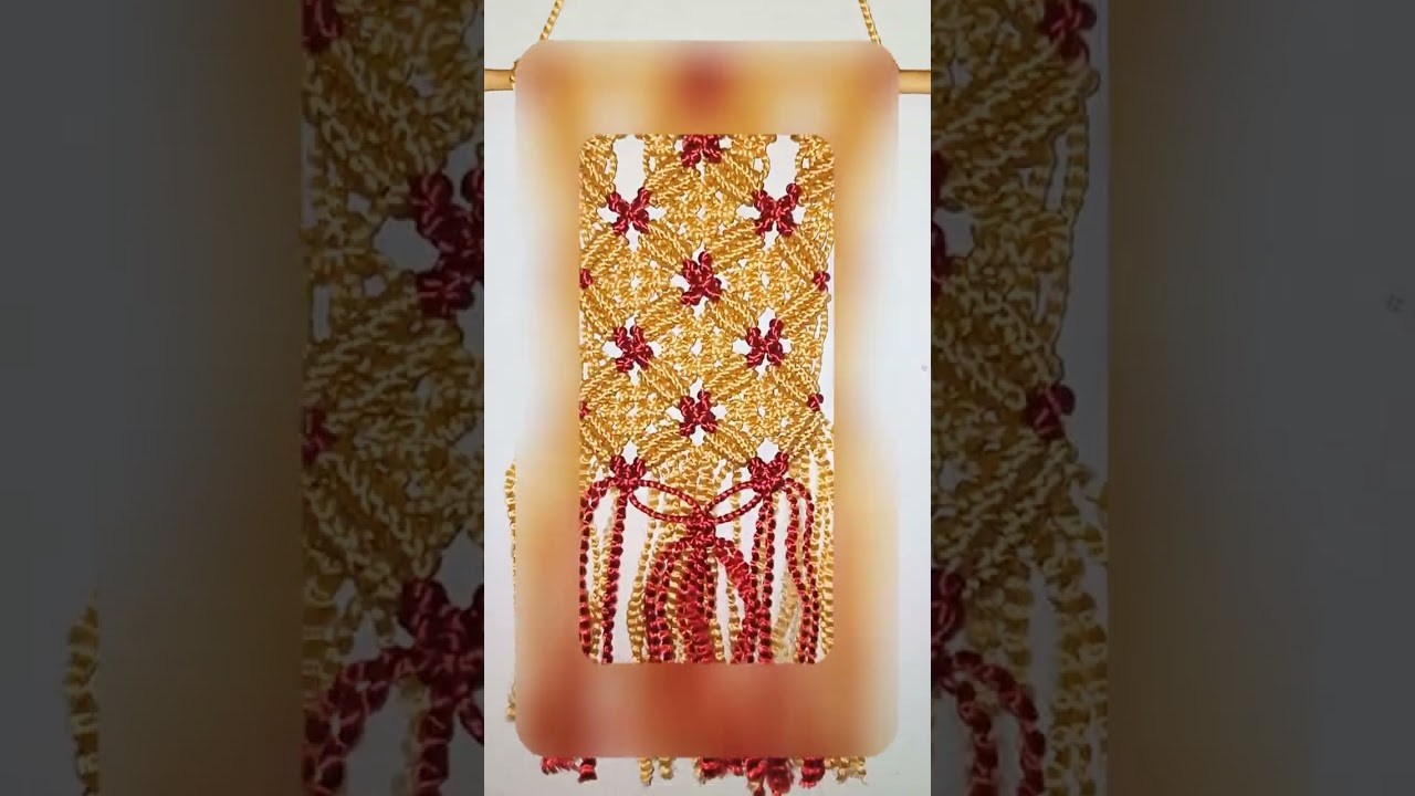 small macrame wall hanging