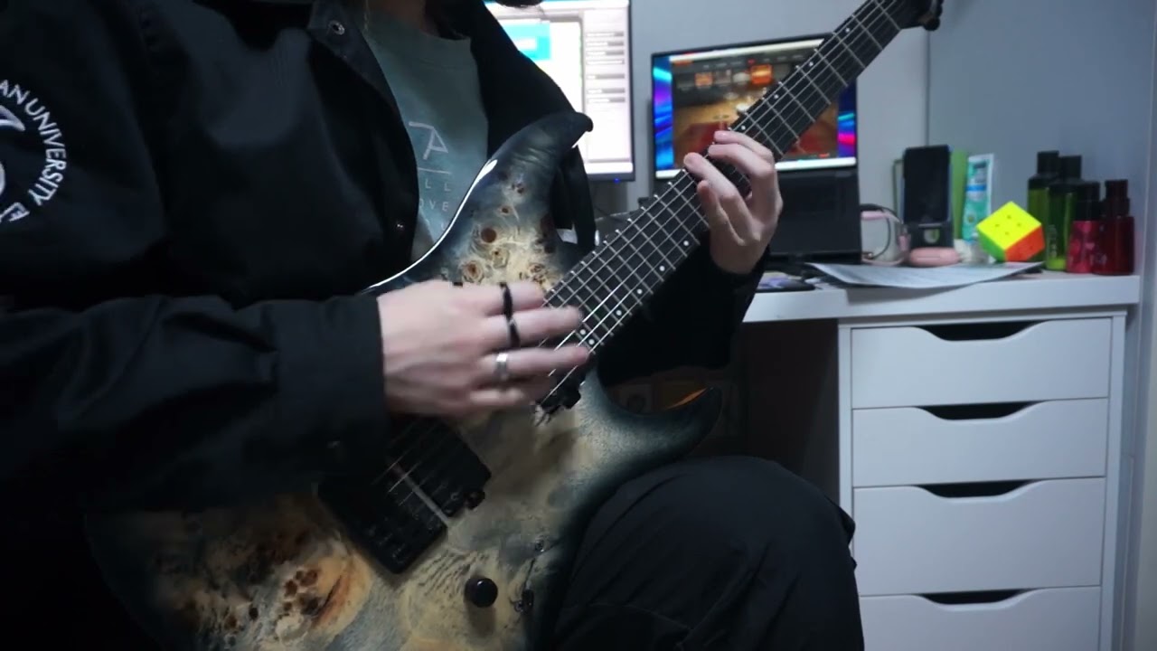 metalcore riff idea [6 string drop C#]
