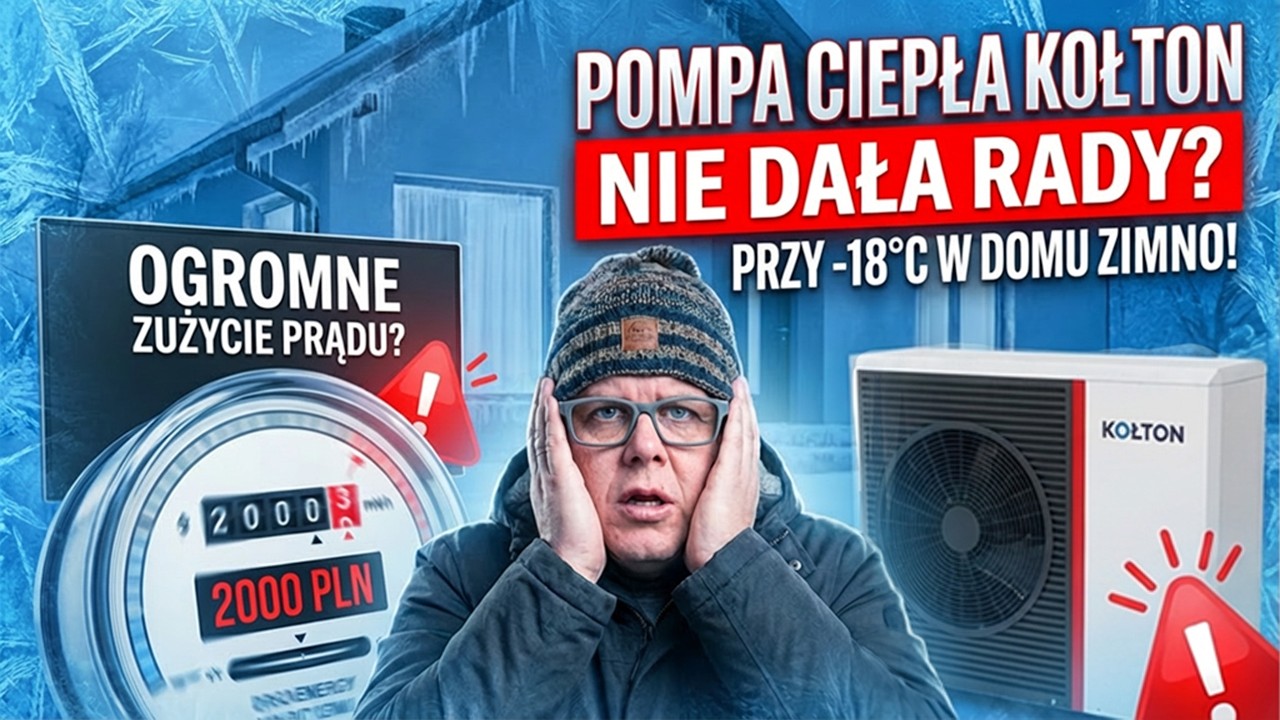 PRZERAŻAJĄCE zużycie prądu przy -18°C. Cała prawda o pompie.