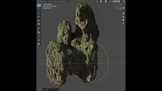 blender procedural rock creation #rock #blender3d #tips