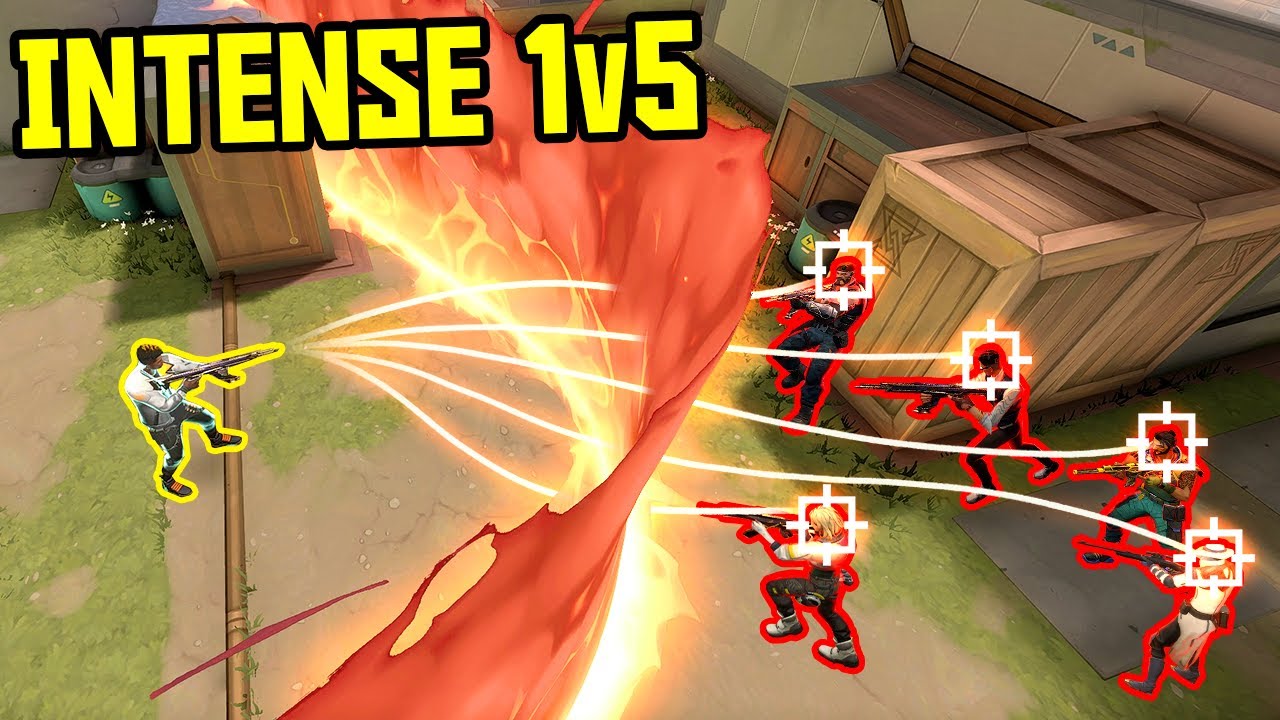 VALORANT But Only INTENSE 1v5's - YouTube