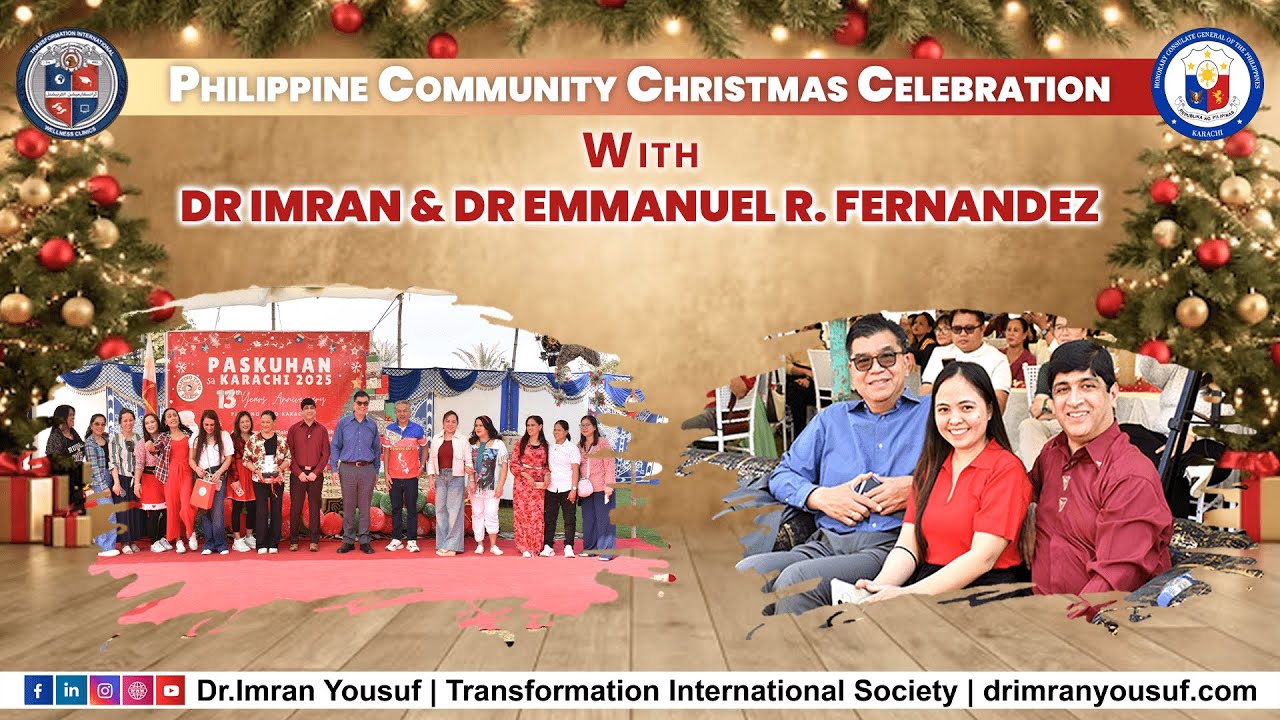 Filipino Community Celebrates Christmas | With Dr. Imran Yousuf & Ambassador Emmanuel R. Fernandez