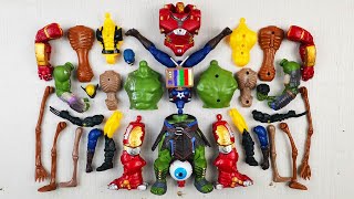 Assemble Toys Hulk Smash, Ironman Buster, Wolverine, Siren head eyeball, Captain America | avengers