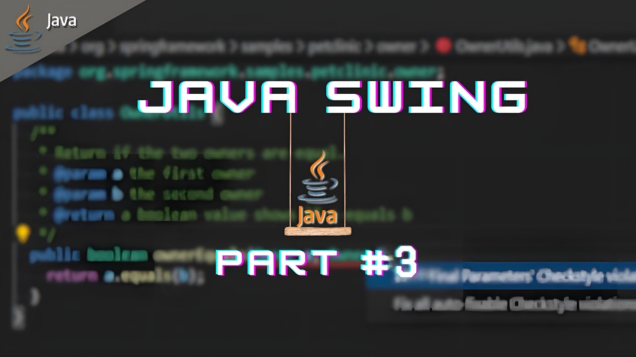 JAVA SWING PART 3 - Java Swing Tutorial: Fixing Login Issues ...