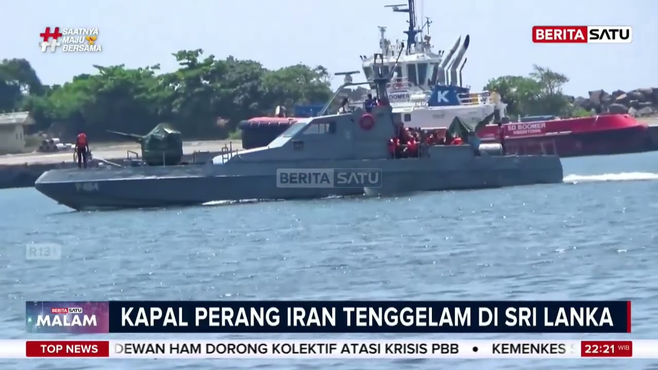 Kapal Iran Tenggelam Terkena Torpedo, Para Kru Diselamatkan AL Sri Lanka #beritasatu