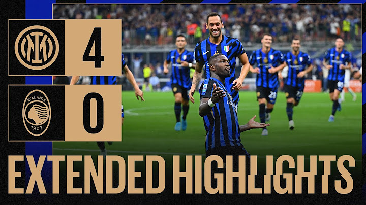 A VICTORY TO SHOUT ABOUT 🤩✨| INTER 4-0 ATALANTA | EXTENDED HIGHLIGHTS 📺⚫🔵
