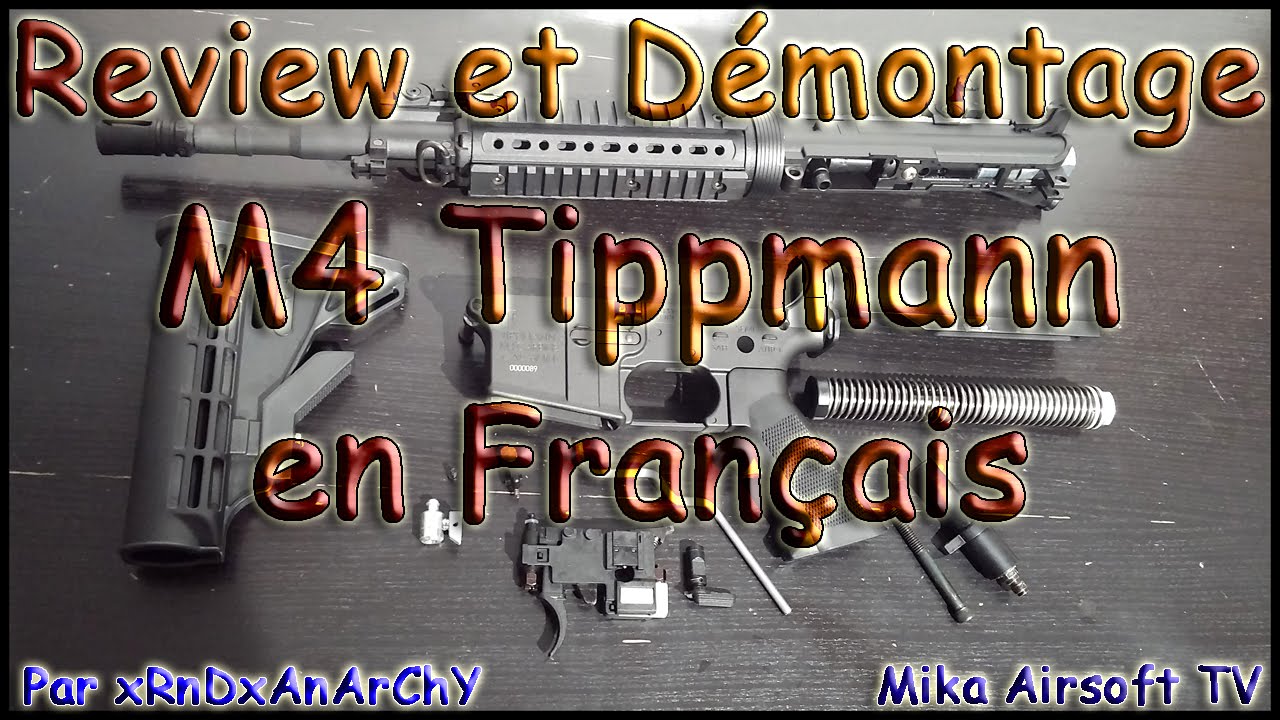 [M4 Tippmann Airsoft] Review / Démontage en Français YouTube