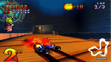 Crash Team Racing (NTSC) 101% Walkthrough - Part 16 - Komodo Joe