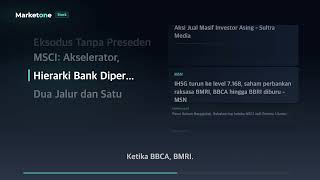 BBCA Dijual Asing 19 Minggu | Repricing Struktural atau Siklus?