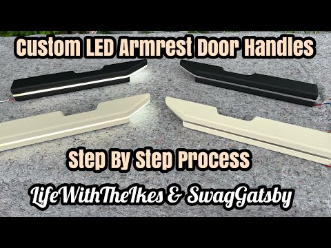 How To Make Custom LED Armrest Door Handles For @Life with the Ikes @Swag Gatsby G Body Malibu & MC